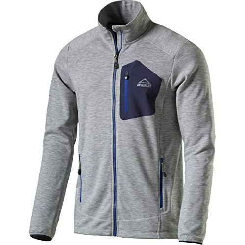 McKINLEY Batlow męska kurtka polarowa, Grey Dark/Mélange/NA, XXL