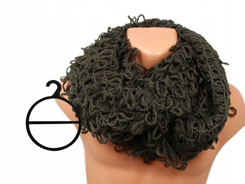 SUP SZALIK KOMIN ZIMOWY SIEĆ BEŻ WIS-802 CIEPŁY SZAL