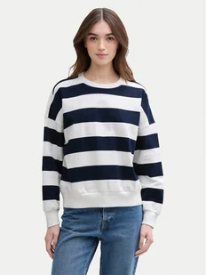 Tom Tailor Denim Bluza 1045508 Granatowy Regular Fit - Bluzy damskie - miniaturka - grafika 1