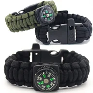 Kompasy - Bransoletka Paracord Kompas Gwizdek Survival - miniaturka - grafika 1
