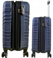 Walizki - Walizka kabinowa na kółkach z poszerzeniem firmy SunBag model APUS 8082 EX - miniaturka - grafika 1