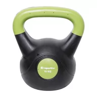 Kettlebell - InSportLine Hantla bitumiczna Kettlebell Dark 18 kg 1IN-10743 - miniaturka - grafika 1