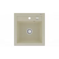 Zlewozmywaki - Mexen Vito zlewozmywak granitowy 1-komorowy 520 x 490 mm, beżowy - 6503521000-69 - miniaturka - grafika 1