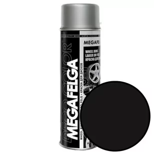 Spray 500ml akryl do felg czarny połysk Megafelga Deco Color 22544 - Chemia warsztatowa - miniaturka - grafika 1