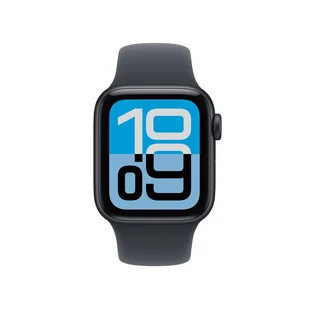 Apple Watch SE 3-gen GPS 40mm aluminium północ pasek sportowy S/M Czarny - Smartwatch - miniaturka - grafika 1