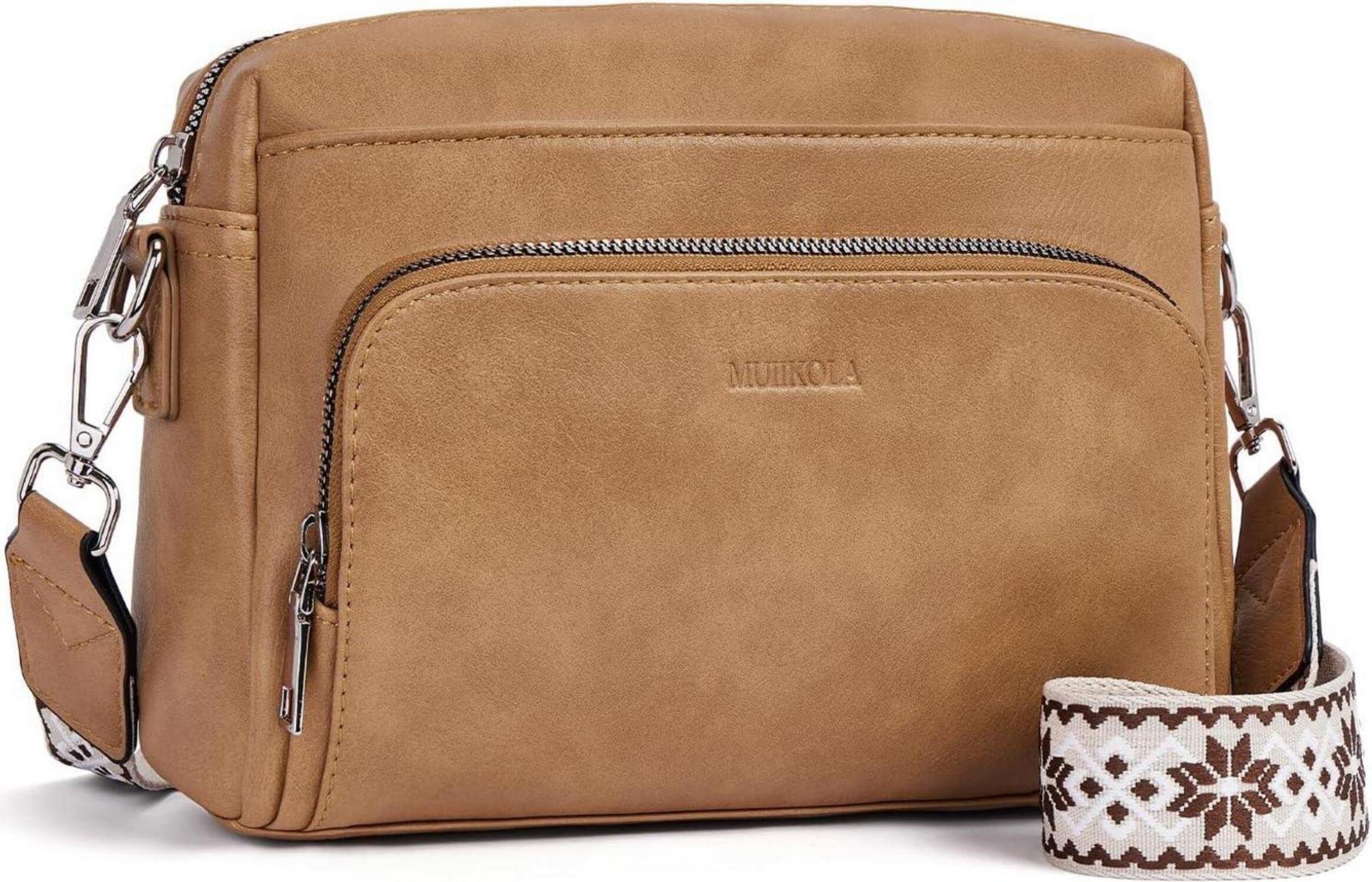 MUIIKOLA Torebka damska na ramię Mała torebka damska RFIDpoliuretan Leather