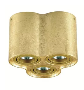 Auhilon LAMPA sufitowa TUBA NERO C1234-3L GOLD natynkowa OPRAWA metalowe tuby złoto C1234-3L GOLD - Lampy sufitowe - miniaturka - grafika 1