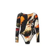 Bluzki damskie - Desigual Bluzka damska, czarna, M - miniaturka - grafika 1
