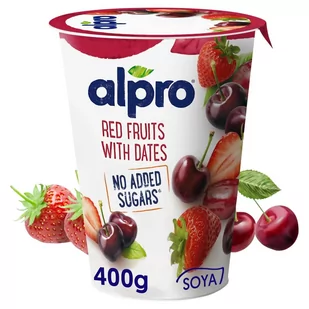 Alpro Produkt sojowy truskawka-wiśnia-daktyle 400 g - Kefiry, jogurty, maślanki - miniaturka - grafika 1