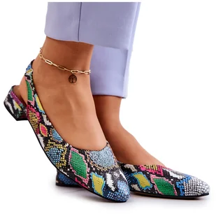 Baleriny Na Obcasie Maciejka 04482-39 Multikolor wielokolorowe - Baleriny - miniaturka - grafika 1