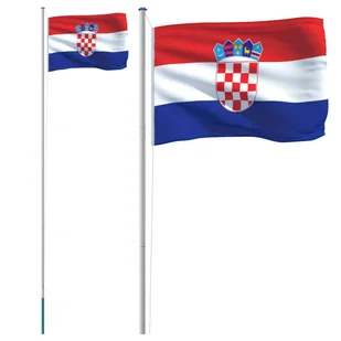 Flaga Chorwacji z masztem, 6,23 m, aluminium - Flagi i akcesoria - miniaturka - grafika 3