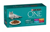 Mokra karma dla kotów - Purina One Adult saszetki dla kota MIX smaków w sosie 40x85g - miniaturka - grafika 1