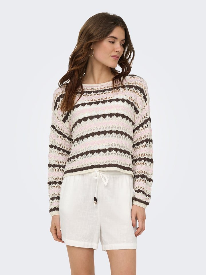 ONLY Sweter w kolorze beżowym