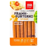 Kiełbasa i wędliny - JBB Bałdyga Frankfurterki serowe 240 g - miniaturka - grafika 1