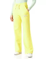 Spodnie damskie - Love Moschino Spodnie damskie Wide Leg Jogger Casual Pants, żółty, 44 - miniaturka - grafika 1