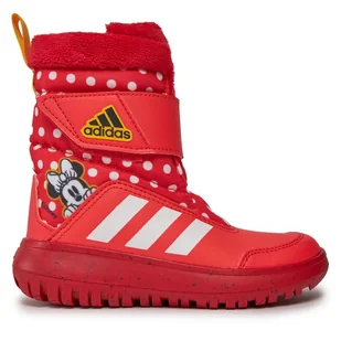 Śniegowce adidas Winterplay x Disney Shoes Kids IG7188 Czerwony - Buty dla dziewczynek - miniaturka - grafika 1