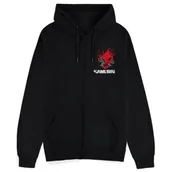 Gadżety dla graczy - Bluza DIFUZED Cyberpunk 2077 - Band Merch Men's Zipper Hoodie (rozmiar XL) - miniaturka - grafika 1