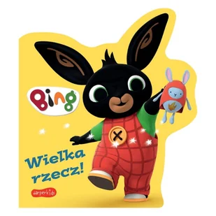 HarperKids Bing Wielka Rzecz Królik Książka Książeczka Dla Dzieci Książeczki Kartonowe - Komiksy dla dzieci - miniaturka - grafika 1