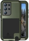 Etui i futerały do telefonów - LOVE MEI Etui Pancerne Powerful do Galaxy S23 Ultra, zielone - miniaturka - grafika 1