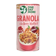 Płatki śniadaniowe i musli - OneDayMore Granola a la Berry Muffin 400g - miniaturka - grafika 1