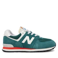 Sneakersy damskie - Sneakersy New Balance GC574VPG Zielony - miniaturka - grafika 1