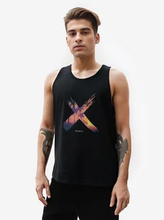 BEZRĘKAWNIK Tank Top Męski Koszulka Bez Rękawów Czarny Point X Vice XXL - Koszulki męskie - miniaturka - grafika 1