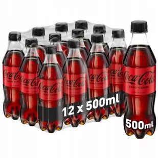 COCA-COLA ZERO NAPÓJ GAZOWANY ZGRZEWKA 500ML X 12SZT - Napoje gazowane - miniaturka - grafika 1