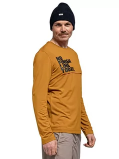 Koszulki sportowe męskie - Schöffel Koszulka funkcyjna "Brookfield" w kolorze musztardowym - grafika 1