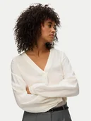 Bluzki damskie - Vero Moda Bluzka Urli 10338835 Biały Regular Fit - miniaturka - grafika 1