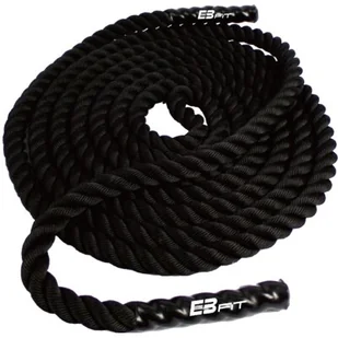 EB FIT Lina treningowa crossfit battle rope 9m 38mm 7kg Eb fit 1030562 - Pozostały sprzęt i akcesoria do ćwiczeń - miniaturka - grafika 1