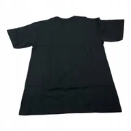 Koszulki męskie - Koszulka męska czarna S - klasyczny T-shirt 100% bawełna - miniaturka - grafika 1