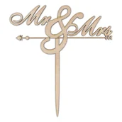 Dekoratorstwo - EKO-DECO, topper, Mr & Mrs - miniaturka - grafika 1