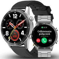 Smartwatch - Gravity GT10-6 SR/BK/SR STEEL PROF - miniaturka - grafika 1