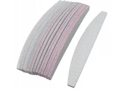 Akcesoria do paznokci - 10x Pilnik do paznokci Łódka Zebra 100/180 - miniaturka - grafika 1