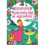 Książki edukacyjne - Księżniczki w ogrodzie. Księżniczkowe kolorowanki - miniaturka - grafika 1