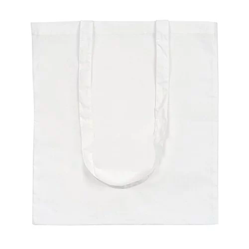 eBuyGB eBuyGB Torba na zakupy, torba na ramię, 100% bawełna, biała 1206006