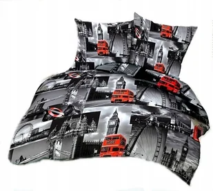 pościel kora lux 160x200 + 2 poszewki K 252 Londyn - Pościel - miniaturka - grafika 1