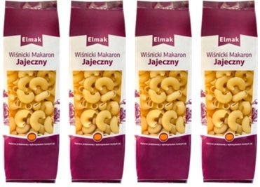 Makaron Wiśnicki Jajeczny Kolanka 250g swojski Mac & cheese Elmak