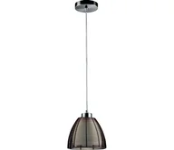 Lampy sufitowe - Searchlight 20033 - Żyrandol na lince 1xE27/60W/230V śr. 19 cm brązowy - miniaturka - grafika 1