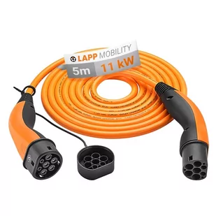 LAPP HELIX kabel do ładowania Typu 2, do 11 kW, 5 m, pomarańczowy, 61796 - Akcesoria do układu elektrycznego - miniaturka - grafika 3