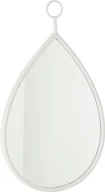 Lustra - Lustro Wiszące Drop Mirror/Mdf Biały Średni - miniaturka - grafika 1