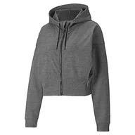 Swetry damskie - PUMA Damski sweter z kapturem z kapturem Cloudspun Fz - miniaturka - grafika 1