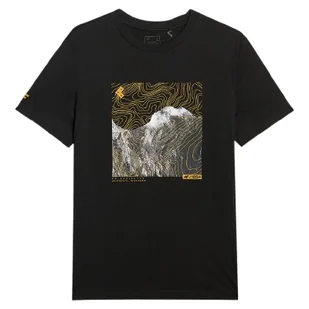 Koszulka męska 4F Tshirt M3122 Rozmiar: L / Kolor: czarny - Koszulki sportowe męskie - miniaturka - grafika 1