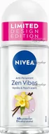 Dezodoranty i antyperspiranty dla kobiet - Nivea - Zen Vibes - 48H Protection - Anti-Perspirant - Antyperspirant w kulce dla kobiet - Vanilia & Peach - 50 ml - miniaturka - grafika 1