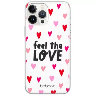 Etui Babaco dedykowane do Iphone 7/ 8/ SE 2/ SE 3, wzór: Feel the love 001 Etui częściowo przeźroczyste, oryginalne i oficjalnie licencjonowane - Etui i futerały do telefonów - miniaturka - grafika 1