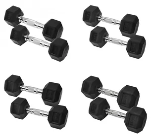 Zestaw Hantli HEX 2.0 - 2 X 2,5-10 Kg XMOR - Hantle i ciężarki - miniaturka - grafika 1