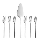 Zestawy sztućców - Zestaw widelczyków do ciasta z łopatką dla 6 osób INVICTA - miniaturka - grafika 1