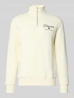 Bluzy męskie - Bluza ze stójką i zamkiem błyskawicznym - miniaturka - grafika 1