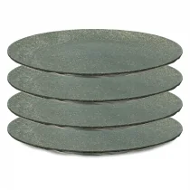Koziol, Zestaw 4 talerzy Club 260mm Grey 5005701 - Talerze - miniaturka - grafika 2