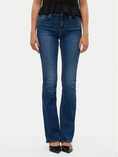 Vero Moda Jeansy Flash 10310511 Granatowy Flared Fit - Spodnie damskie - miniaturka - grafika 1